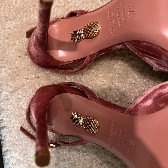 Aquazzura antique rose prowler puff sling - Picture 7 of 8